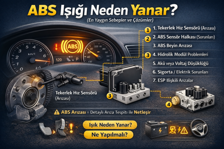 abs ışığı neden yanar ne yapılmalı
