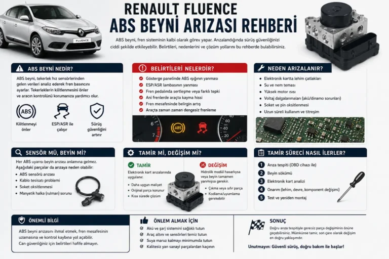 renault fluence abs beyni